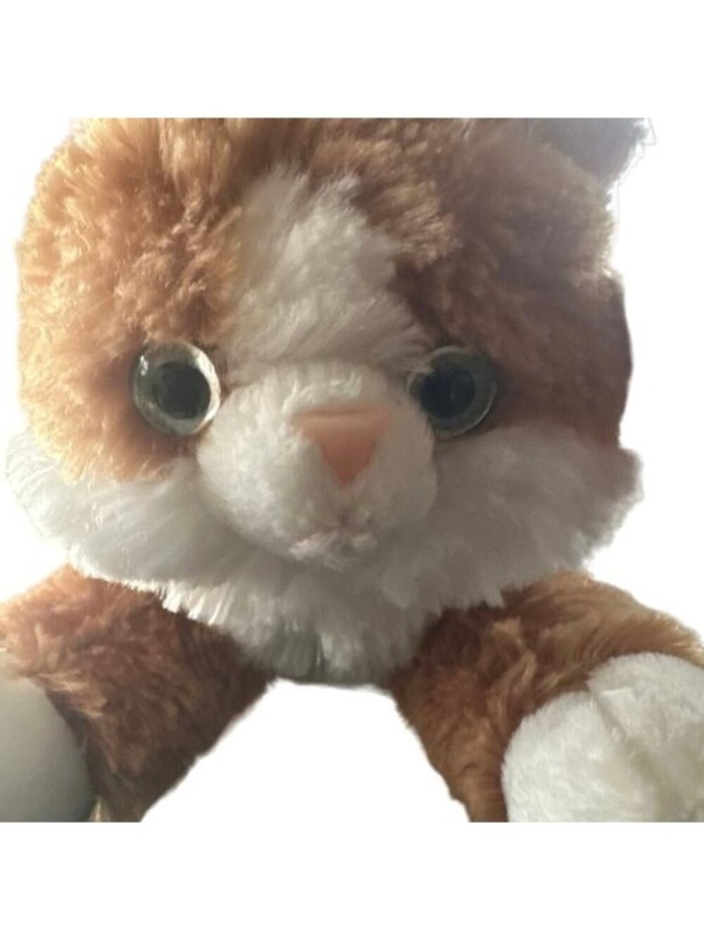 Aurora Mini Flopsie Sunshine Tabby Cat Plush Orange White Kitten Toy
